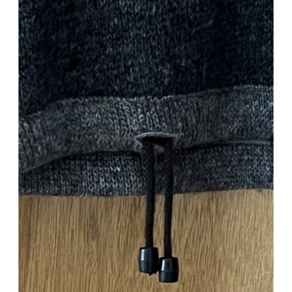 Skjaeveland Of Norway Women's Small Pure New Wool Sweater Charcoal Gray Red - Picture 3 of 7